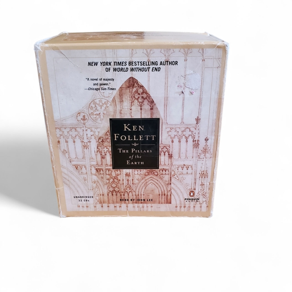 The Pillars of the Earth by Ken Follett Unabridged Audiobook 32 CDs